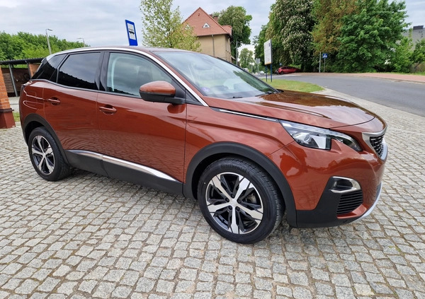 Peugeot 3008 cena 73900 przebieg: 38000, rok produkcji 2018 z Skoki małe 121